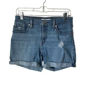 Levi Mid Length Jean Shorts - 28